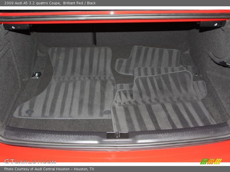 Brilliant Red / Black 2009 Audi A5 3.2 quattro Coupe