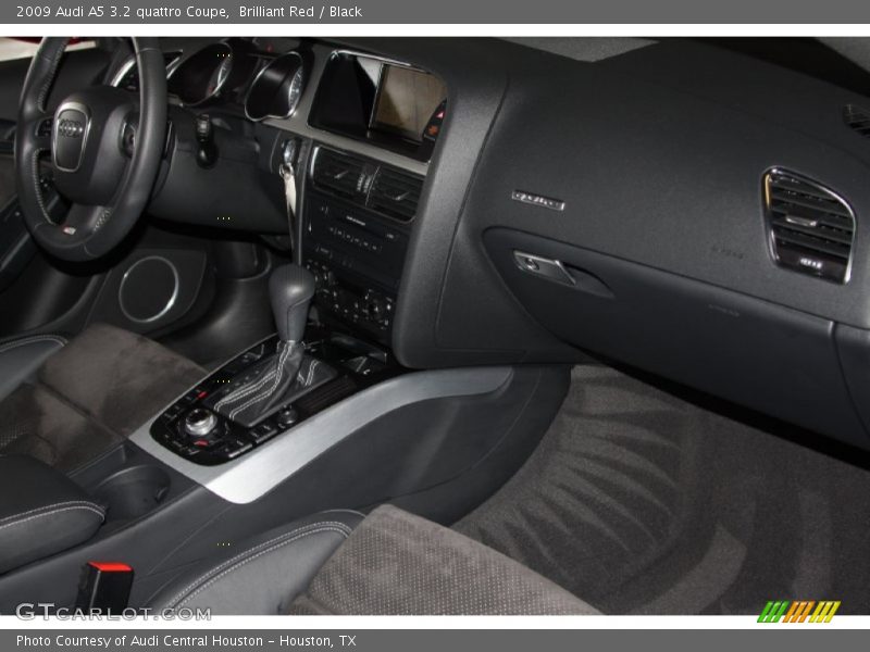 Brilliant Red / Black 2009 Audi A5 3.2 quattro Coupe