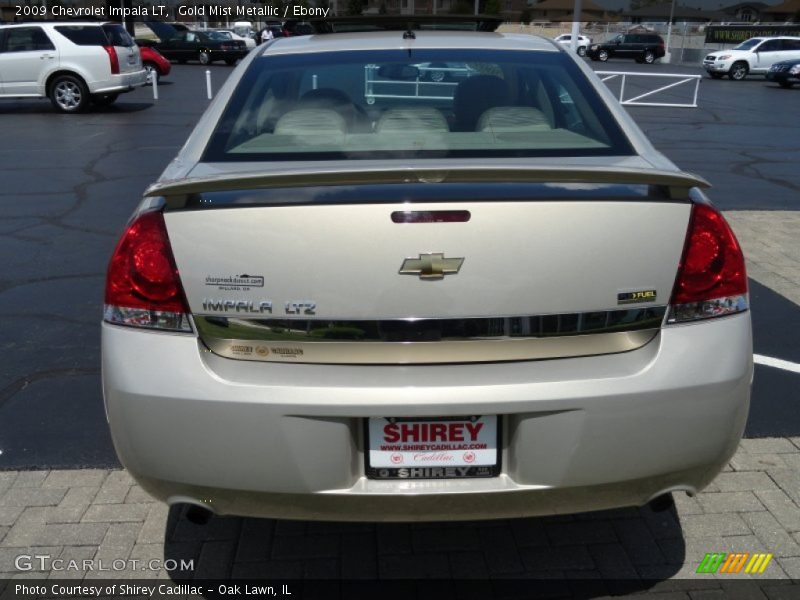 Gold Mist Metallic / Ebony 2009 Chevrolet Impala LT