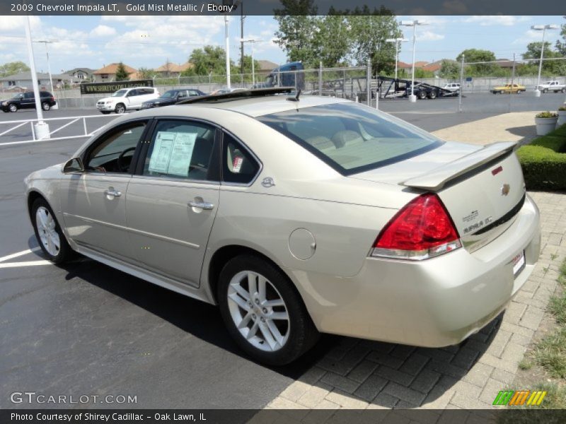 Gold Mist Metallic / Ebony 2009 Chevrolet Impala LT