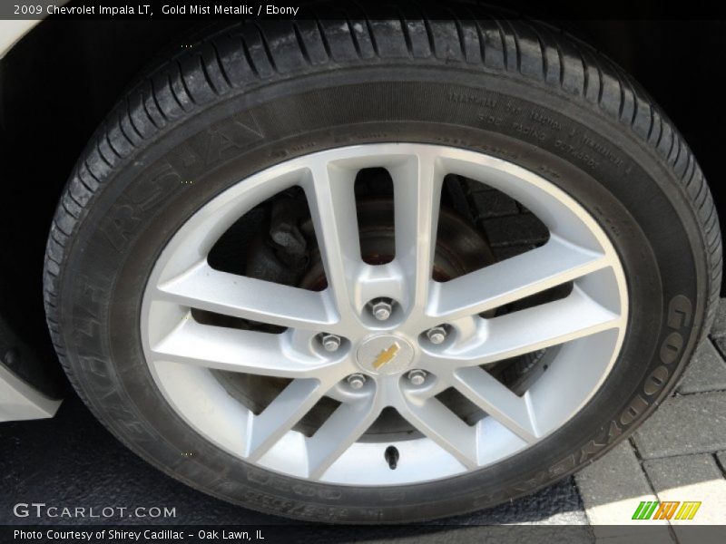 Gold Mist Metallic / Ebony 2009 Chevrolet Impala LT