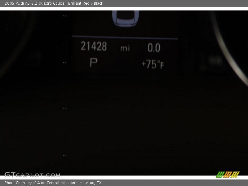 Brilliant Red / Black 2009 Audi A5 3.2 quattro Coupe