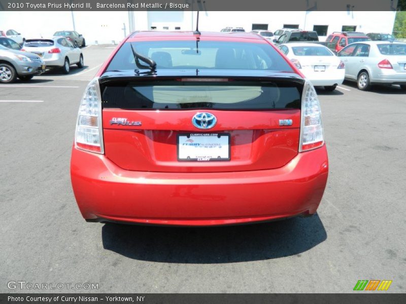Barcelona Red Metallic / Bisque 2010 Toyota Prius Hybrid III