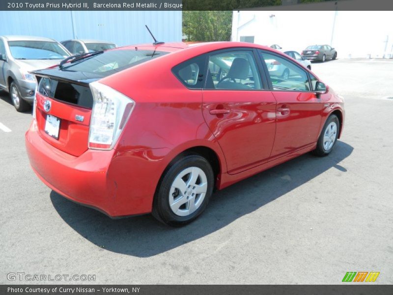 Barcelona Red Metallic / Bisque 2010 Toyota Prius Hybrid III