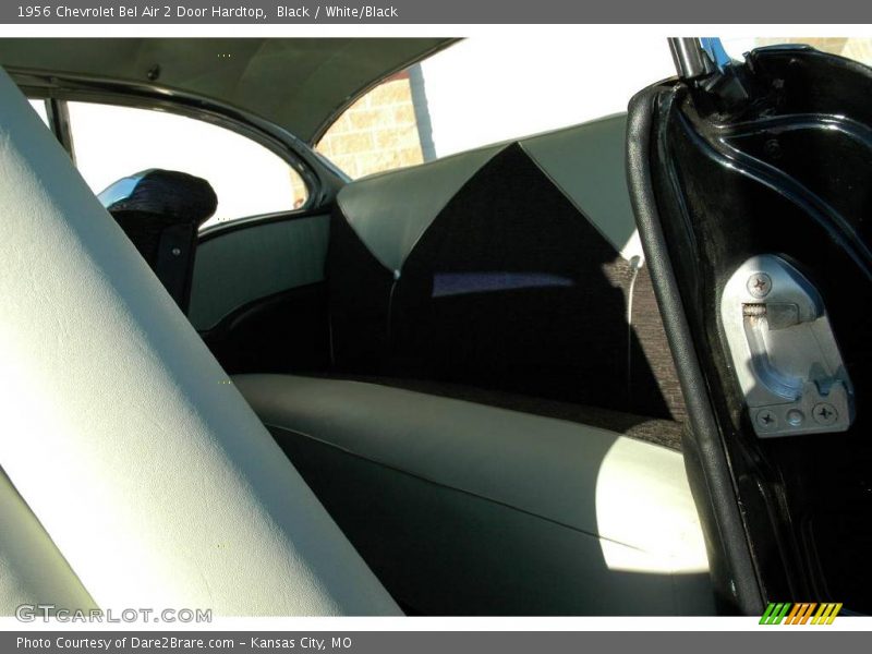 Black / White/Black 1956 Chevrolet Bel Air 2 Door Hardtop