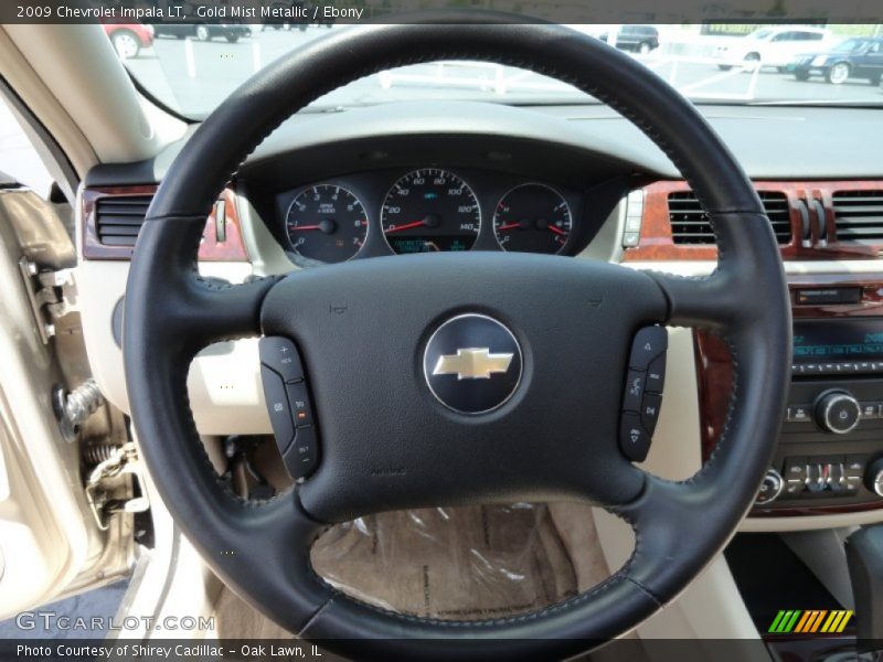 Gold Mist Metallic / Ebony 2009 Chevrolet Impala LT