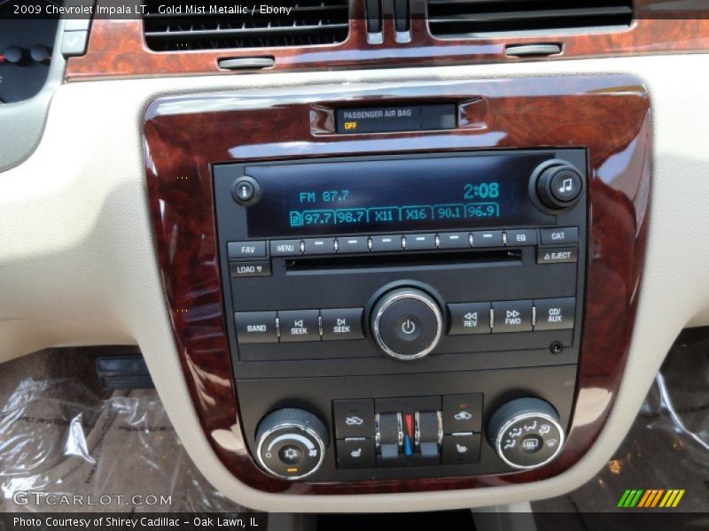 Gold Mist Metallic / Ebony 2009 Chevrolet Impala LT