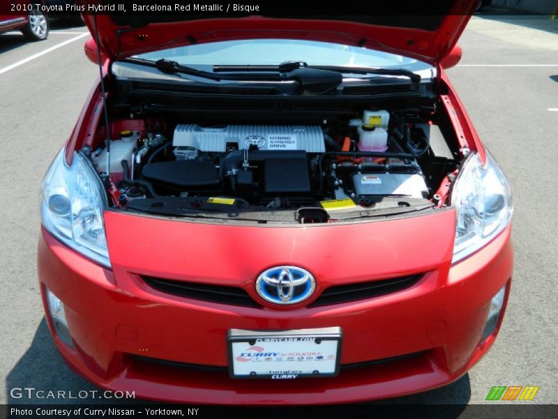 Barcelona Red Metallic / Bisque 2010 Toyota Prius Hybrid III