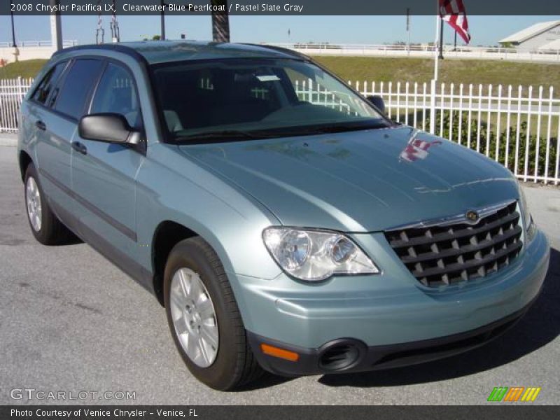 Clearwater Blue Pearlcoat / Pastel Slate Gray 2008 Chrysler Pacifica LX