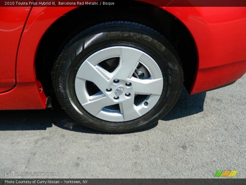 Barcelona Red Metallic / Bisque 2010 Toyota Prius Hybrid III