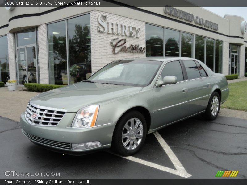 Green Silk Metallic / Shale 2006 Cadillac DTS Luxury