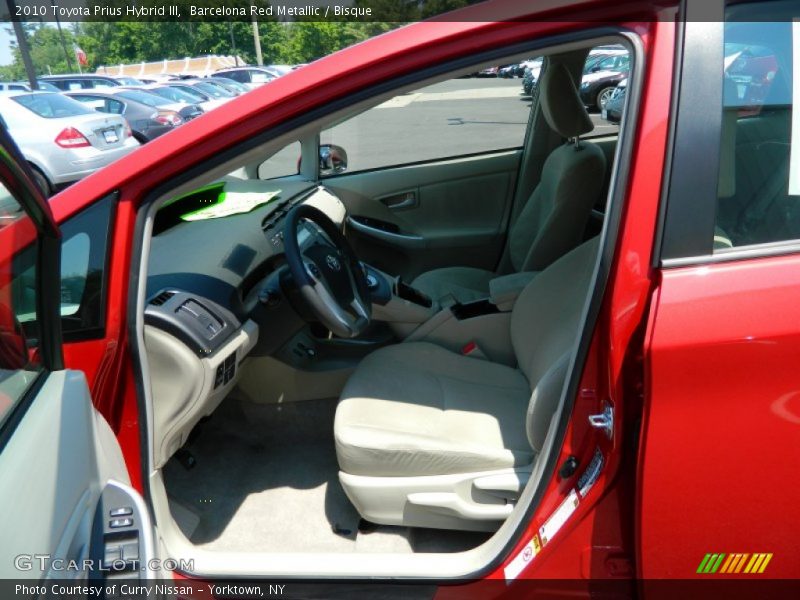 Barcelona Red Metallic / Bisque 2010 Toyota Prius Hybrid III