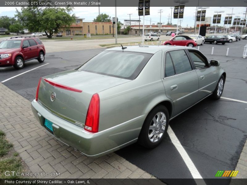 Green Silk Metallic / Shale 2006 Cadillac DTS Luxury