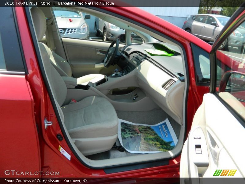 Barcelona Red Metallic / Bisque 2010 Toyota Prius Hybrid III