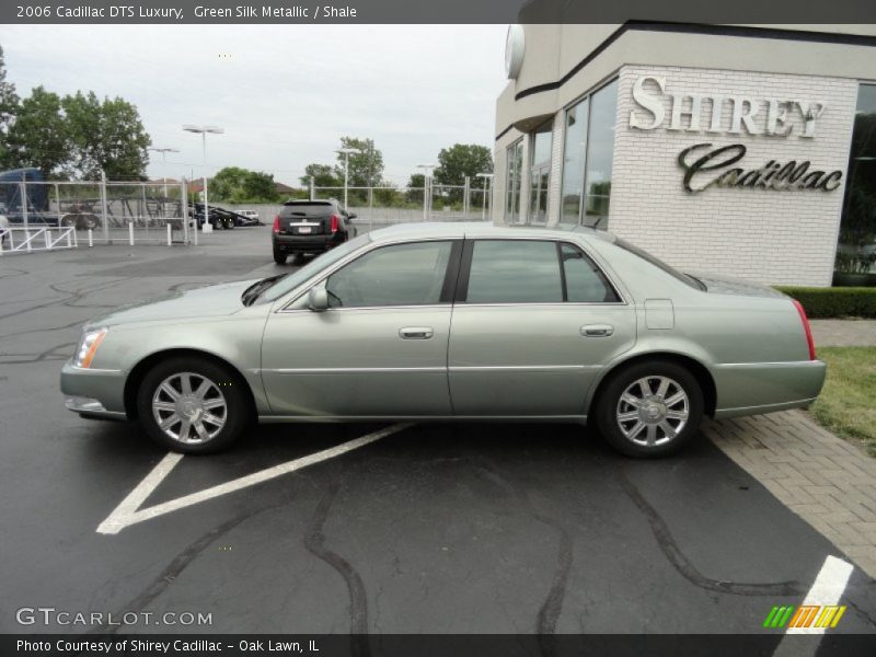 Green Silk Metallic / Shale 2006 Cadillac DTS Luxury