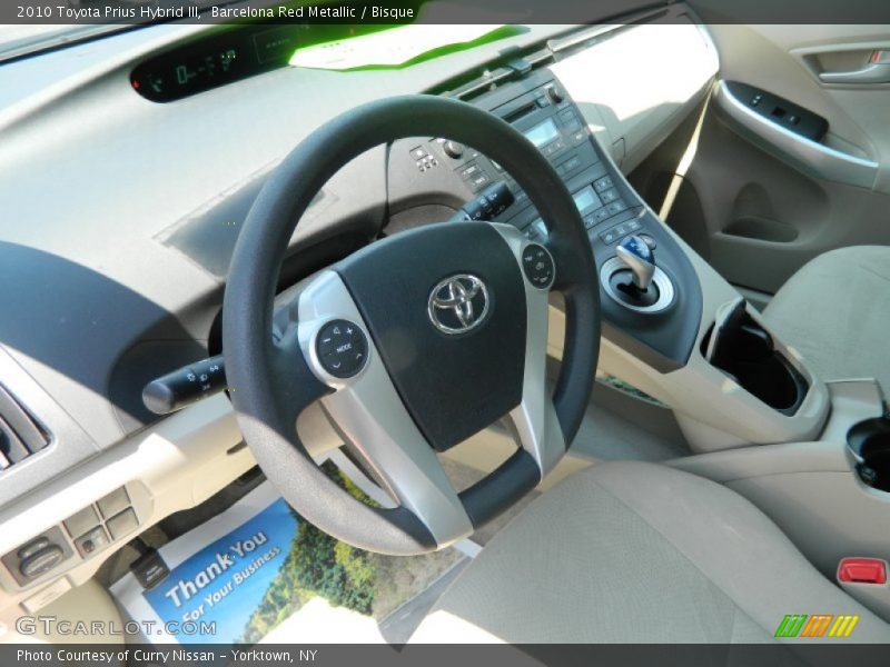 Barcelona Red Metallic / Bisque 2010 Toyota Prius Hybrid III