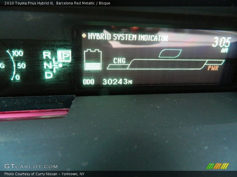 Barcelona Red Metallic / Bisque 2010 Toyota Prius Hybrid III