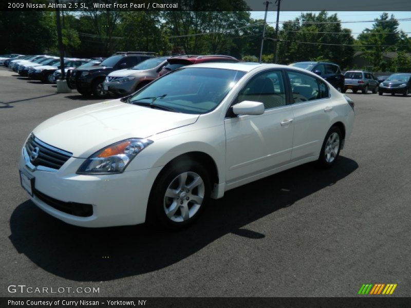 Winter Frost Pearl / Charcoal 2009 Nissan Altima 2.5 SL