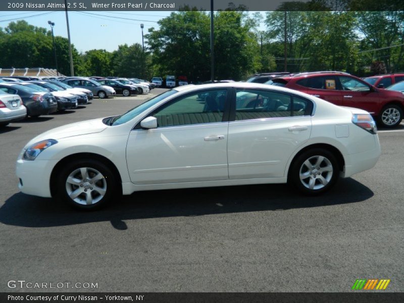 Winter Frost Pearl / Charcoal 2009 Nissan Altima 2.5 SL