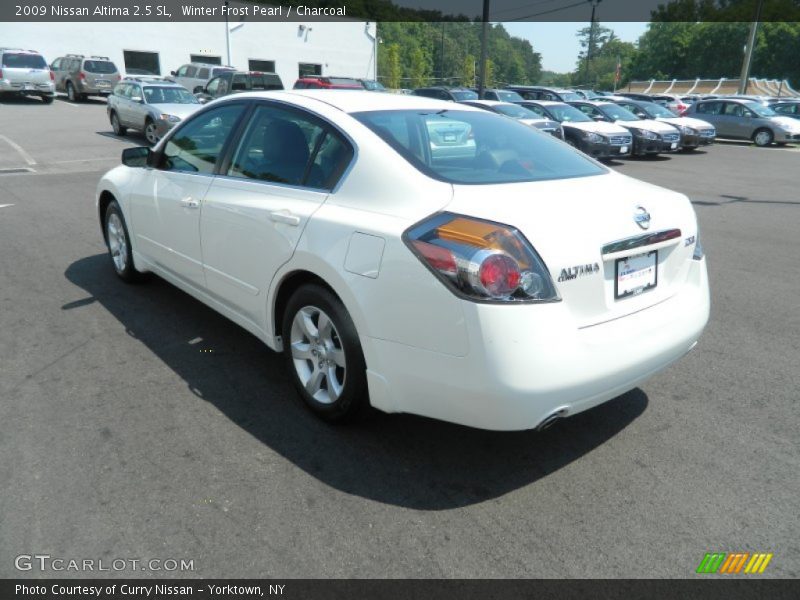 Winter Frost Pearl / Charcoal 2009 Nissan Altima 2.5 SL