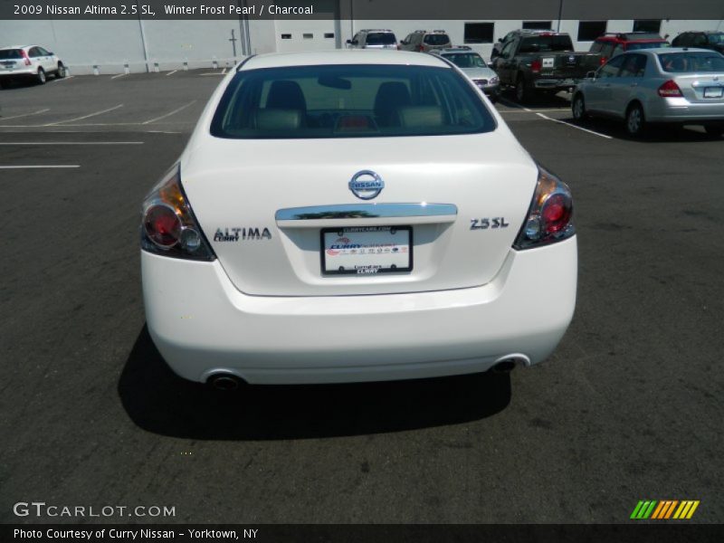 Winter Frost Pearl / Charcoal 2009 Nissan Altima 2.5 SL