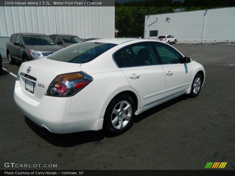 Winter Frost Pearl / Charcoal 2009 Nissan Altima 2.5 SL