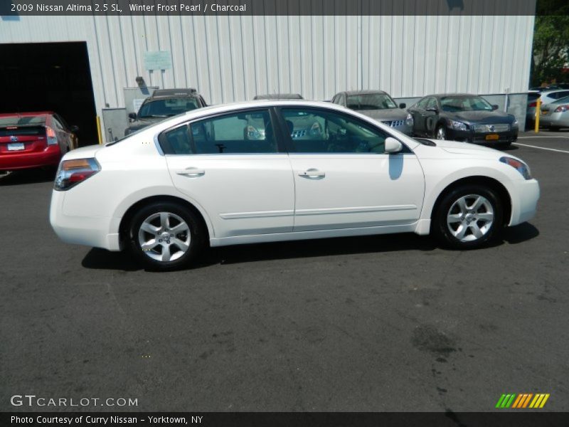 Winter Frost Pearl / Charcoal 2009 Nissan Altima 2.5 SL