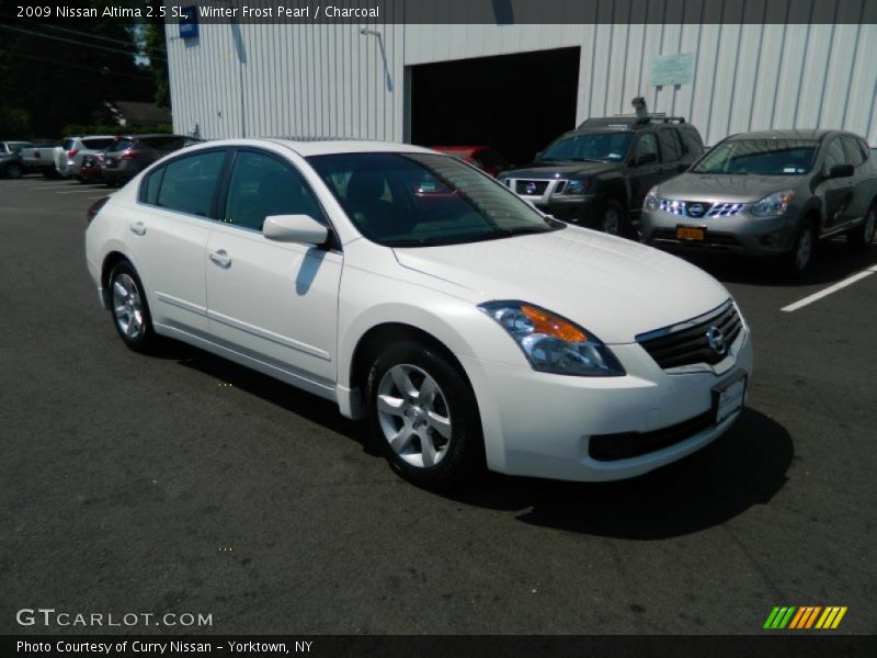Winter Frost Pearl / Charcoal 2009 Nissan Altima 2.5 SL