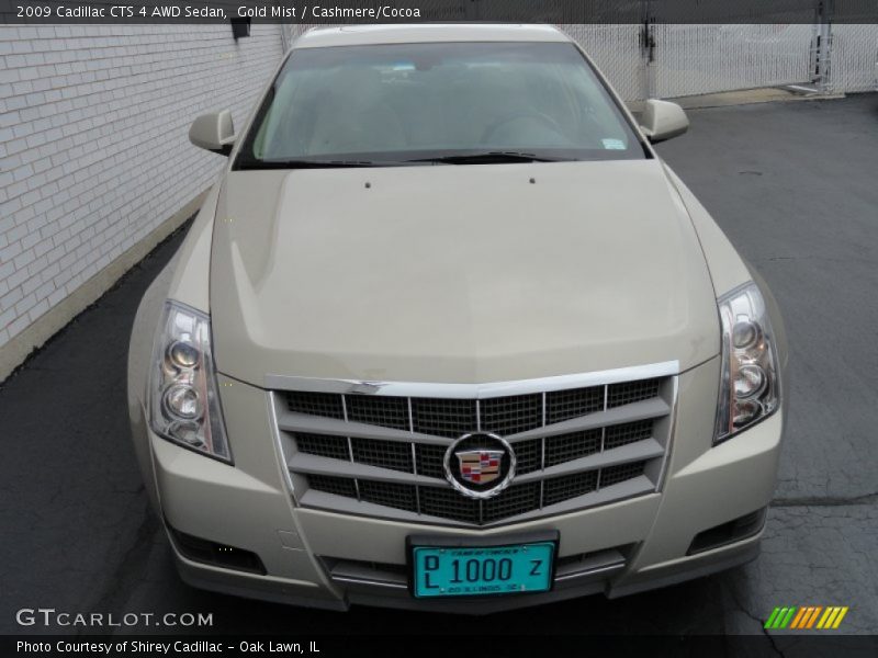 Gold Mist / Cashmere/Cocoa 2009 Cadillac CTS 4 AWD Sedan