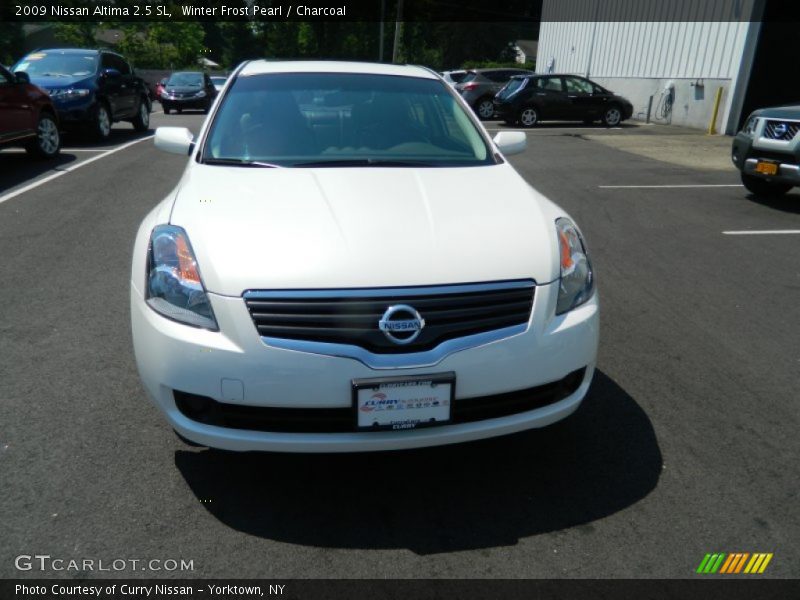 Winter Frost Pearl / Charcoal 2009 Nissan Altima 2.5 SL