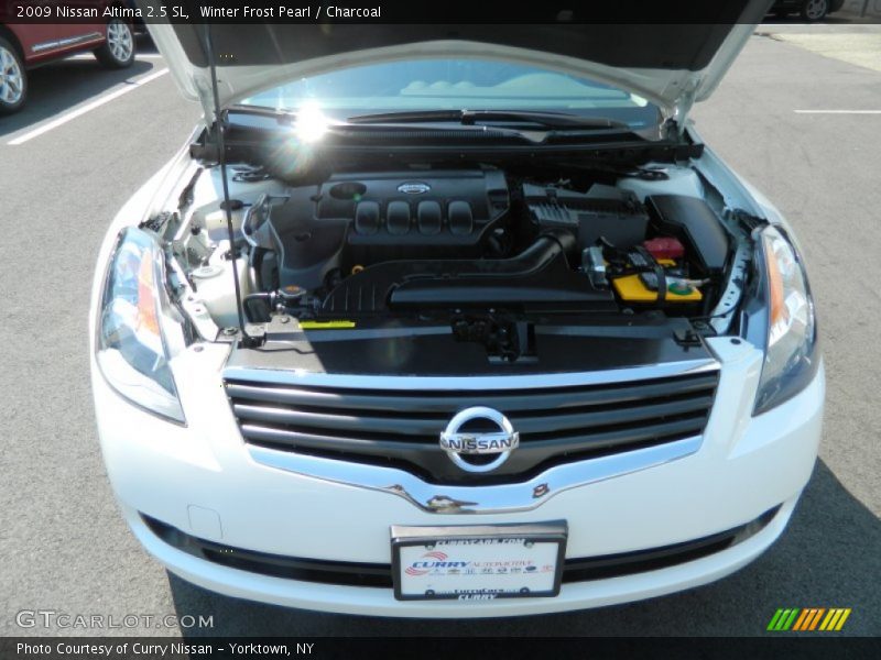 Winter Frost Pearl / Charcoal 2009 Nissan Altima 2.5 SL
