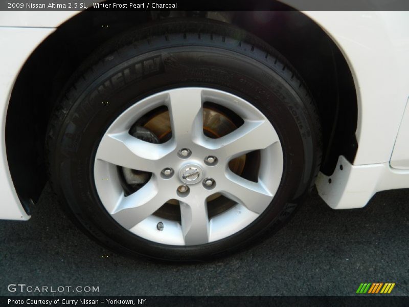 Winter Frost Pearl / Charcoal 2009 Nissan Altima 2.5 SL