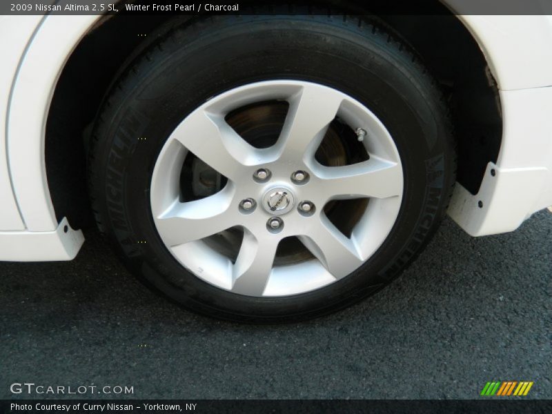 Winter Frost Pearl / Charcoal 2009 Nissan Altima 2.5 SL