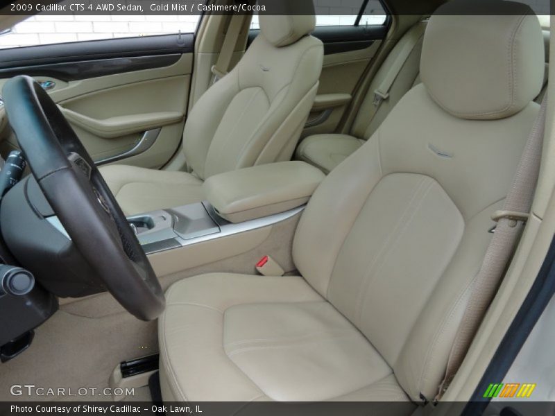 Gold Mist / Cashmere/Cocoa 2009 Cadillac CTS 4 AWD Sedan