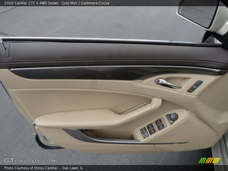 Gold Mist / Cashmere/Cocoa 2009 Cadillac CTS 4 AWD Sedan