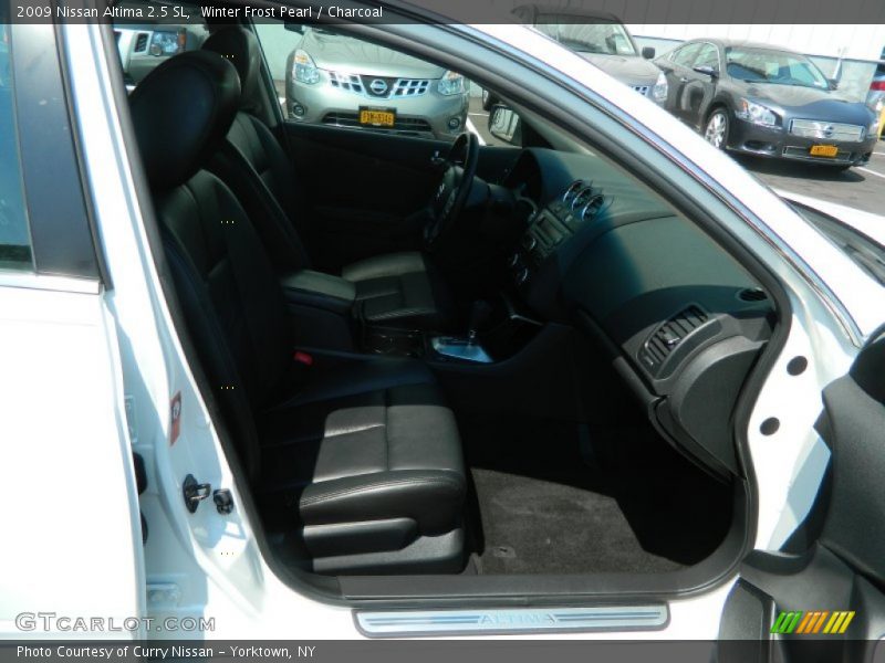 Winter Frost Pearl / Charcoal 2009 Nissan Altima 2.5 SL