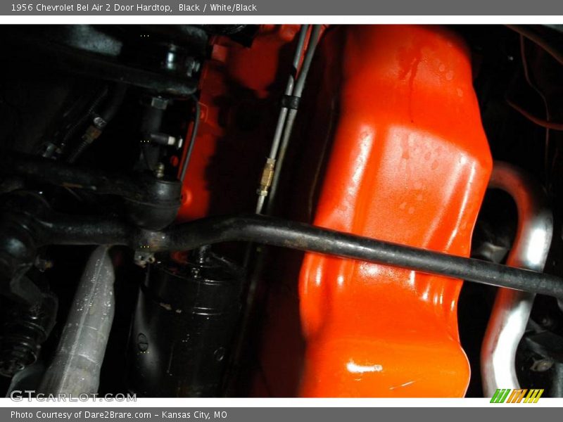 Black / White/Black 1956 Chevrolet Bel Air 2 Door Hardtop