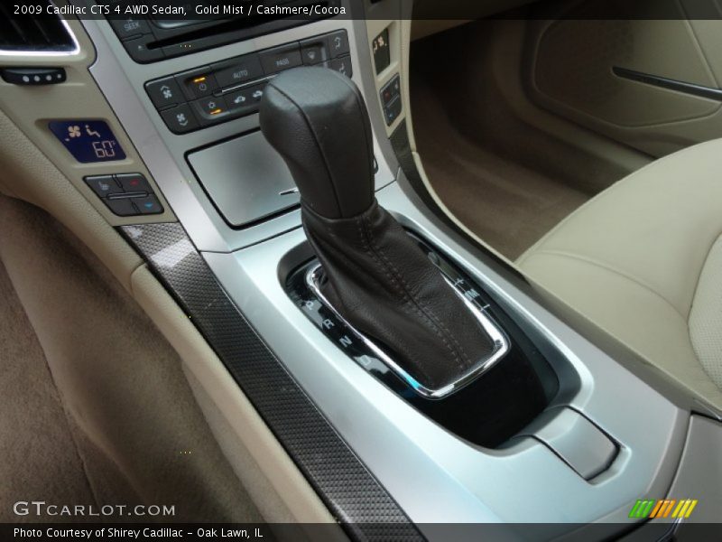 Gold Mist / Cashmere/Cocoa 2009 Cadillac CTS 4 AWD Sedan