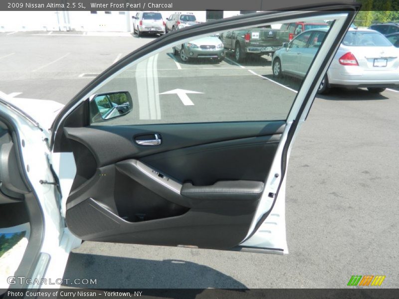 Winter Frost Pearl / Charcoal 2009 Nissan Altima 2.5 SL