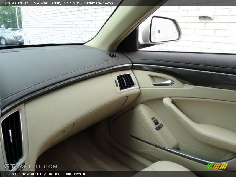 Gold Mist / Cashmere/Cocoa 2009 Cadillac CTS 4 AWD Sedan