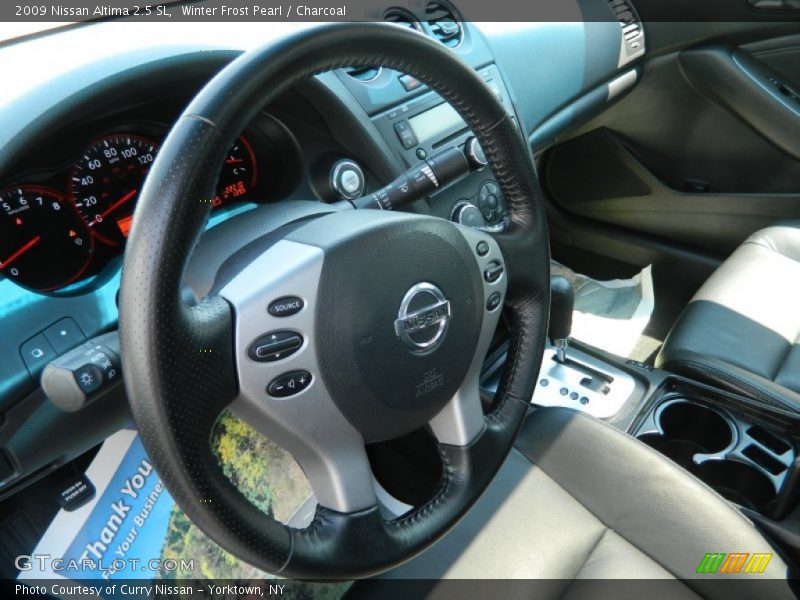 Winter Frost Pearl / Charcoal 2009 Nissan Altima 2.5 SL