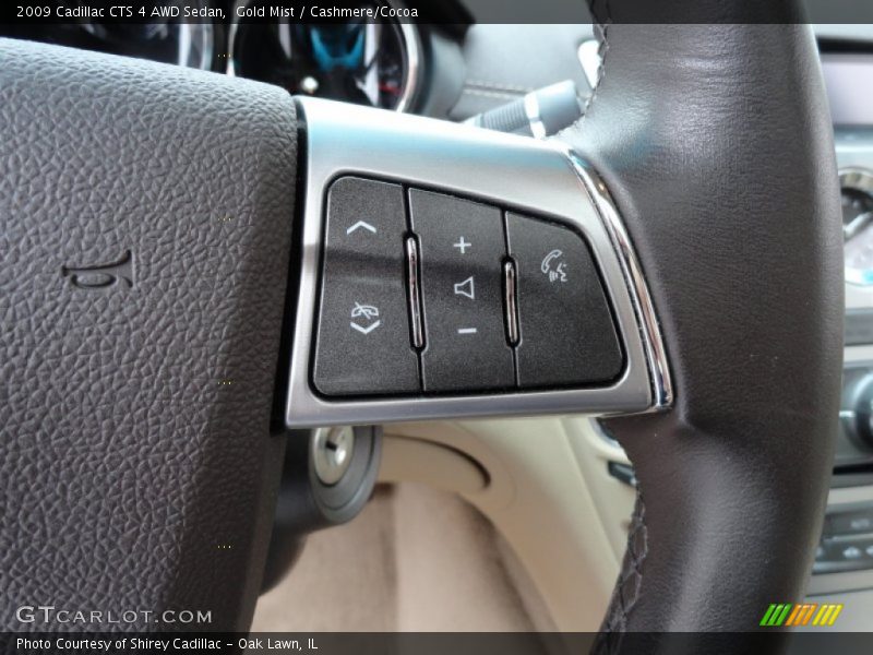 Gold Mist / Cashmere/Cocoa 2009 Cadillac CTS 4 AWD Sedan