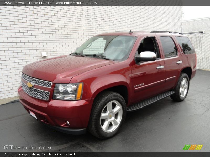 Deep Ruby Metallic / Ebony 2008 Chevrolet Tahoe LTZ 4x4