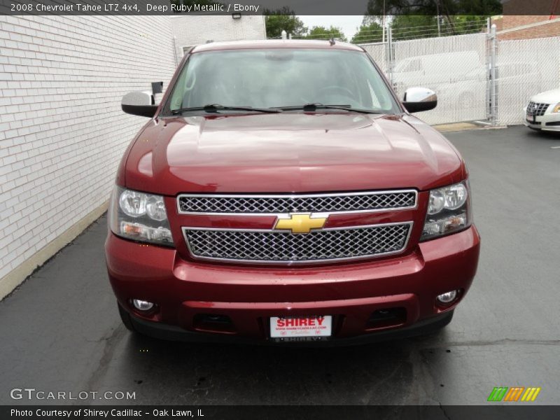 Deep Ruby Metallic / Ebony 2008 Chevrolet Tahoe LTZ 4x4
