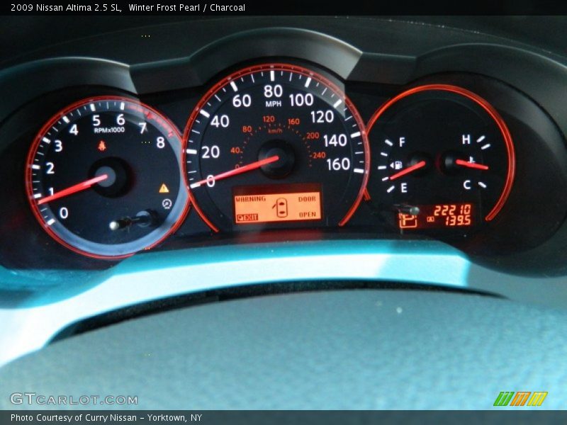 Winter Frost Pearl / Charcoal 2009 Nissan Altima 2.5 SL