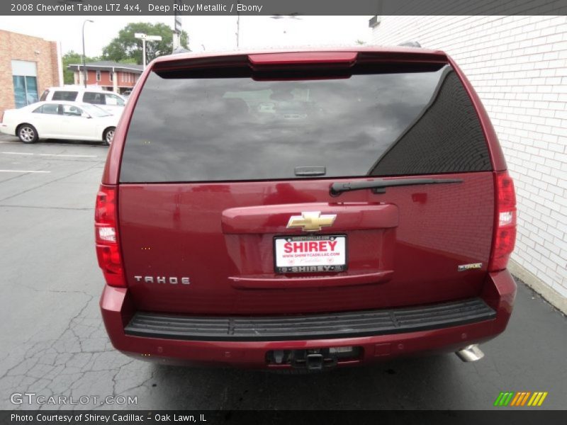 Deep Ruby Metallic / Ebony 2008 Chevrolet Tahoe LTZ 4x4