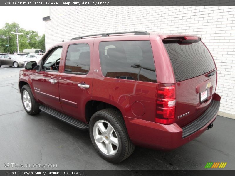 Deep Ruby Metallic / Ebony 2008 Chevrolet Tahoe LTZ 4x4