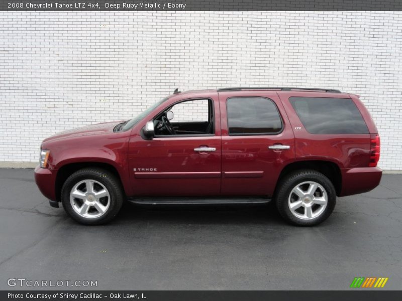 Deep Ruby Metallic / Ebony 2008 Chevrolet Tahoe LTZ 4x4