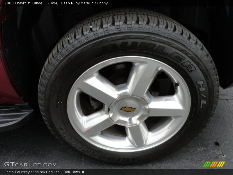 Deep Ruby Metallic / Ebony 2008 Chevrolet Tahoe LTZ 4x4