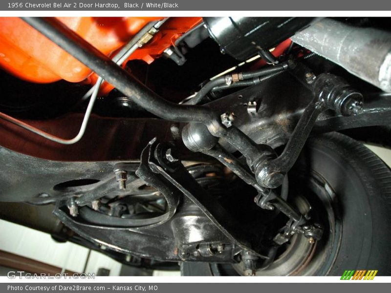 Black / White/Black 1956 Chevrolet Bel Air 2 Door Hardtop